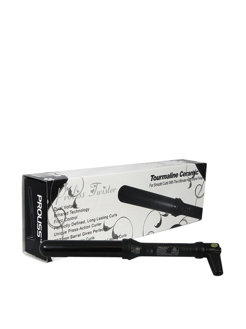 Twister Tourmaline Ceramic Hair Curling Iron 32mm - Smooth, Shiny Curls for Long-Lasting Hairstyles | Perfect for Daily Styling, Parties & Special Events