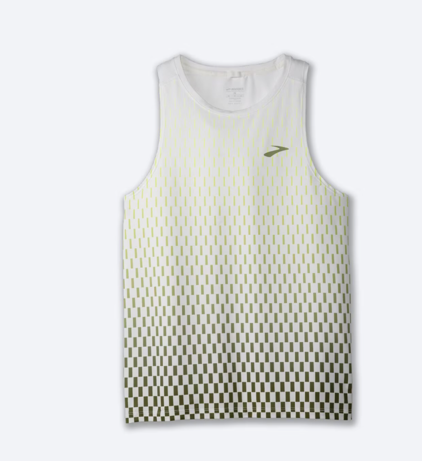 Brooks Men's Atmosphere Singlet 2.0 - Lightweight Running Shirt for Men | Breathable Performance Top for Marathon, Training & Gym Workouts