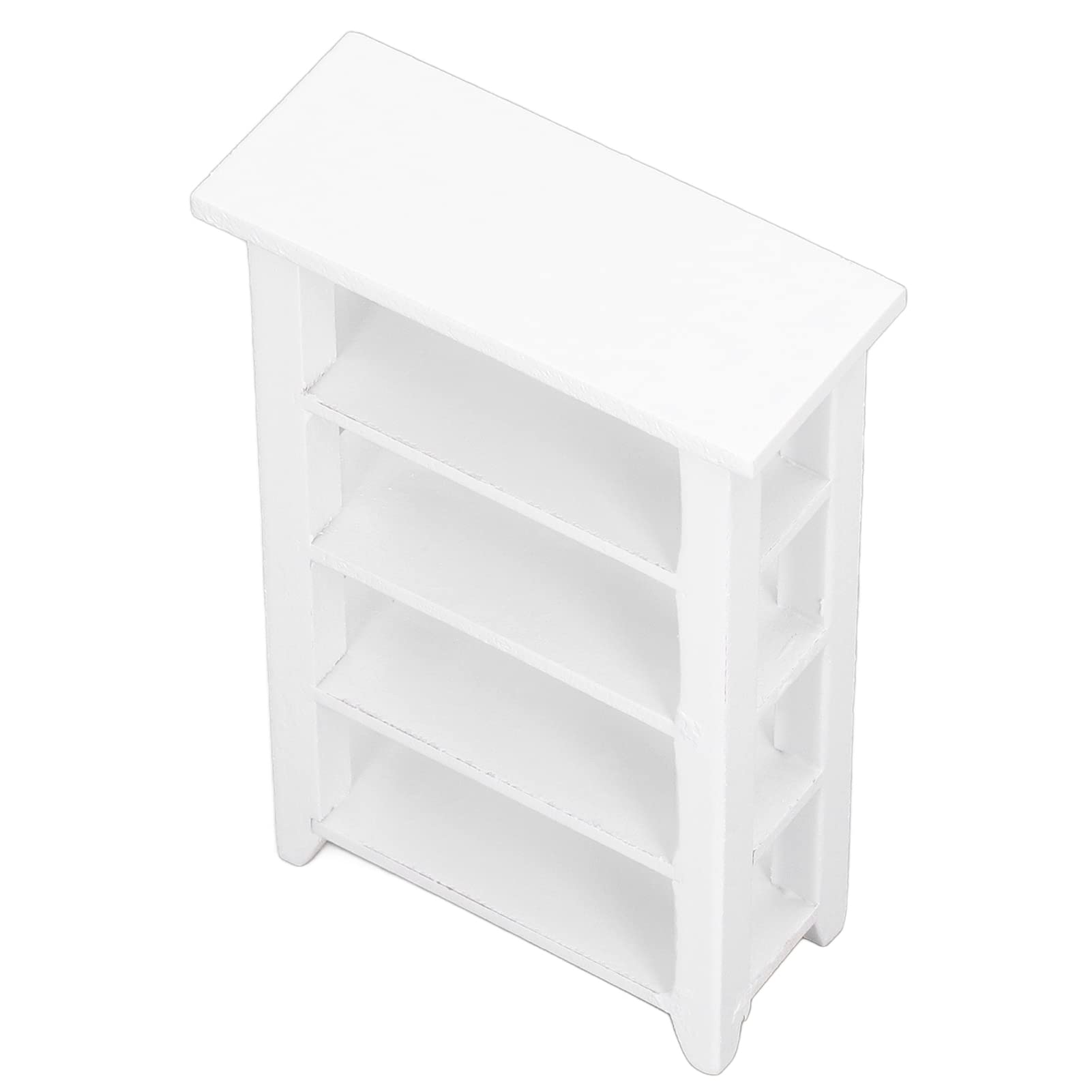 Uxsiya Wooden Dollhouse Display Shelf - Miniature Dollhouse Furniture for Role Play Games & Collectible Display | Perfect for Kids Playroom, Bedroom Decor & Model House Showcase