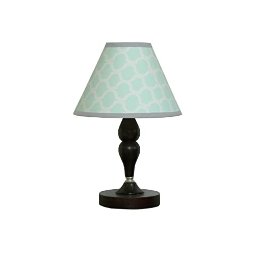 Soft Mint Green & Gray Chevron