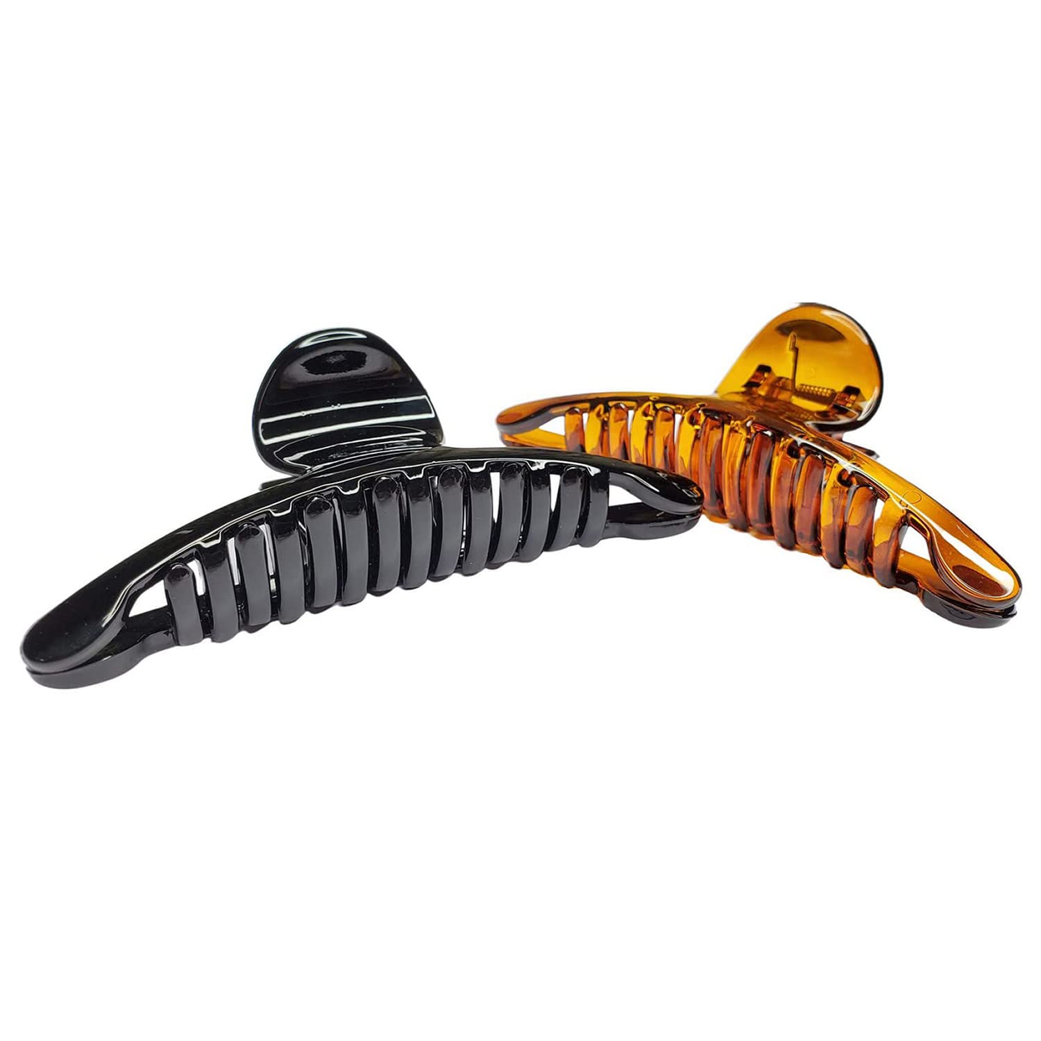 Butterfly Hair Clips for Women & Girls - 2 Pack Large Hair Claw Clips, Hair Accessories for Ponytails & Updos - Perfect for School, Work & Special Occasions