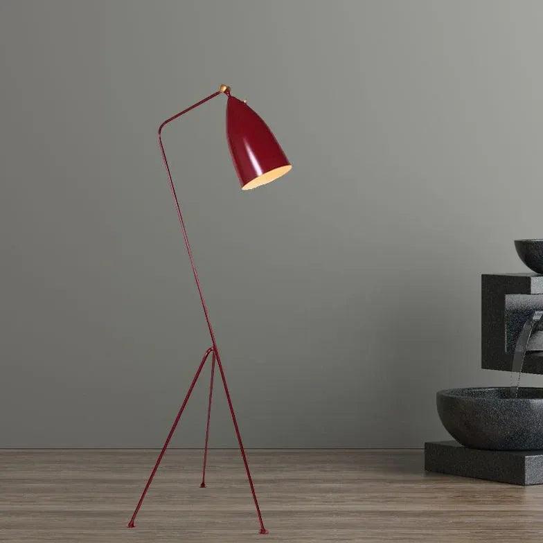 Minimalist Slanted Tripod Floor Lamp - Modern Adjustable Standing Light for Living Room, Bedroom & Office Decor