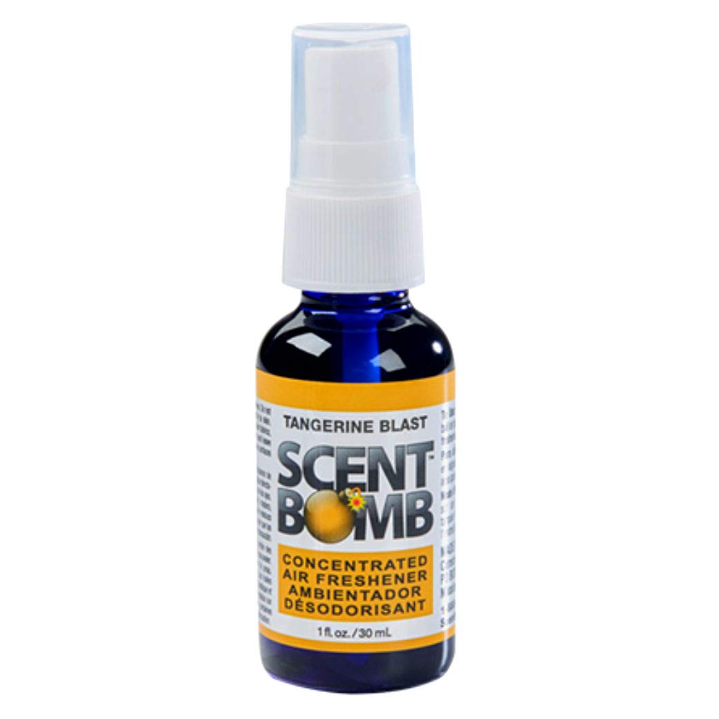 100% Oil-Based Scent Bomb Air Freshener Spray - Concentrated Odor Eliminator for Car, Home, Room & Bathroom | Long-Lasting Tangerine Blast Fragrance | Perfect for Vehicles, Offices & Pet Areas