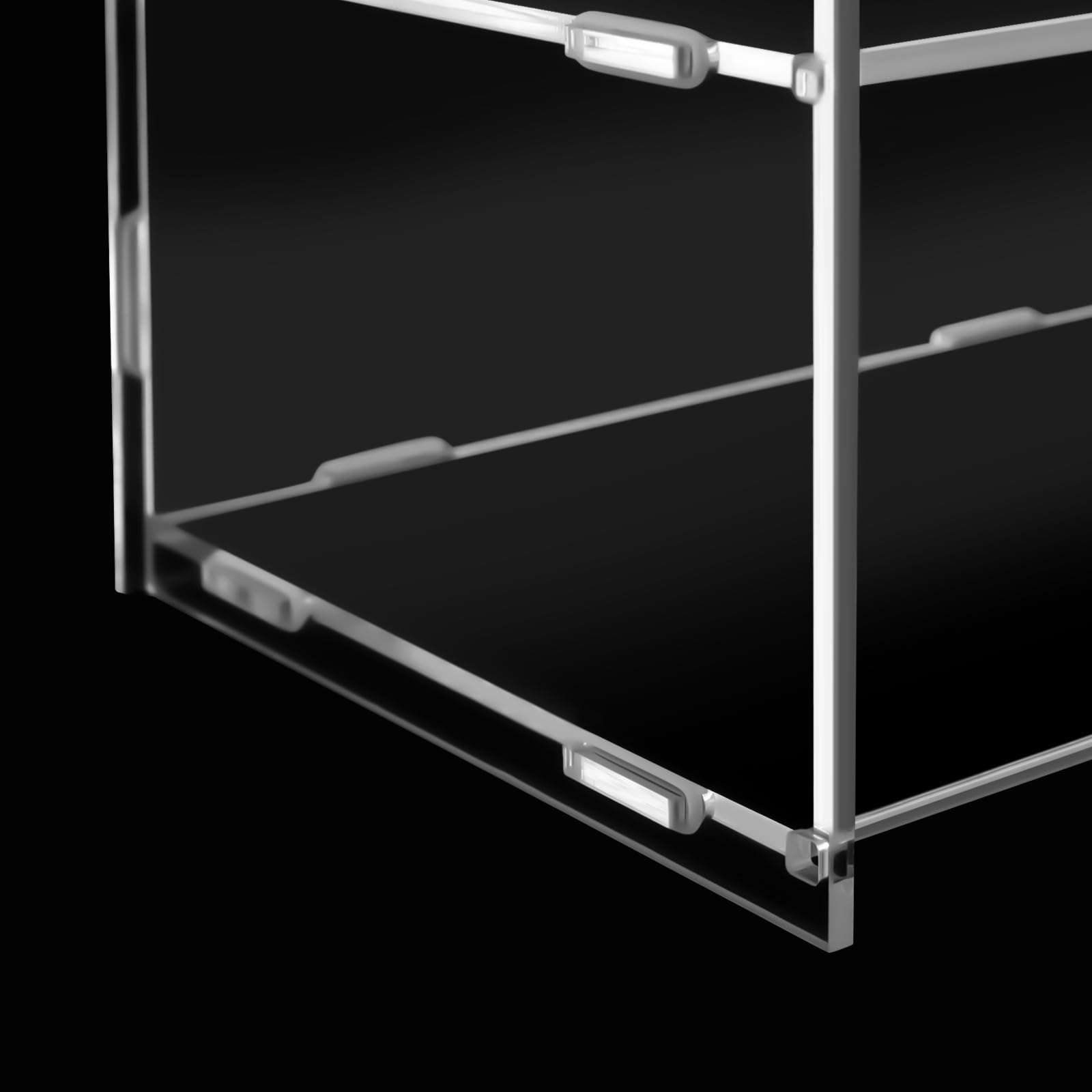 5-Layer Acrylic Bakery Display Case for Donuts, Bagels, Cakes & Cookies - 18.7