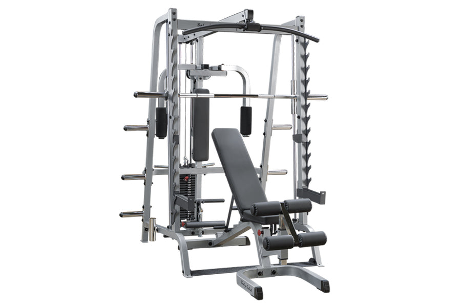 Body Solid Series 7 Smith Machine (GS348Q) - Professional Home & Commercial Gym Equipment for Strength Training & Weight Lifting