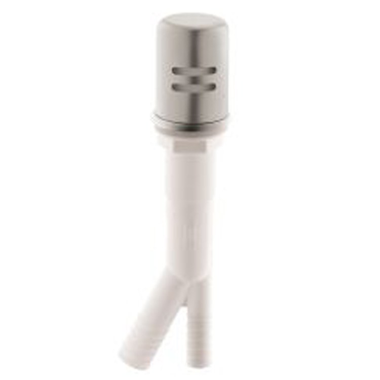 Stainless Steel Air Gap with Escutcheon - Spot & Corrosion Resistant for Kitchen Sink - Perfect for Dishwasher Drainage & Backflow Prevention (Model 105895SRS)