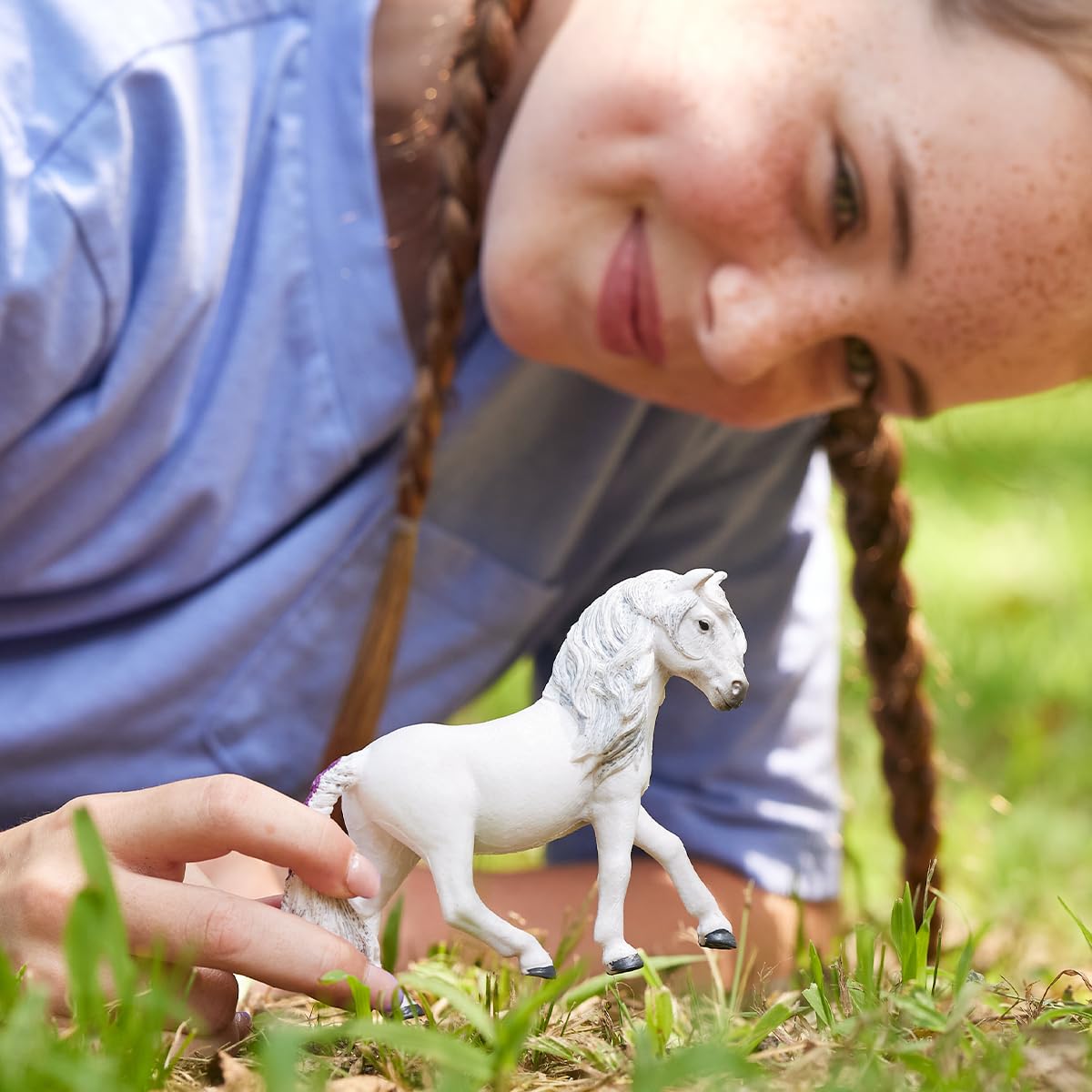 Schleich Horse Club Realistic Island Pony Mare Figurine - Detailed Animal Toy for Kids Ages 5+, Perfect for Collectors, Playtime & Farm-Themed Adventures