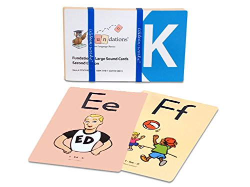 Wilson Electronics Large Sound Cards K Flash Cards - Alphabet Learning & Phonics Practice for Kids - Perfect for Homeschooling, Classroom & Early Childhood Education