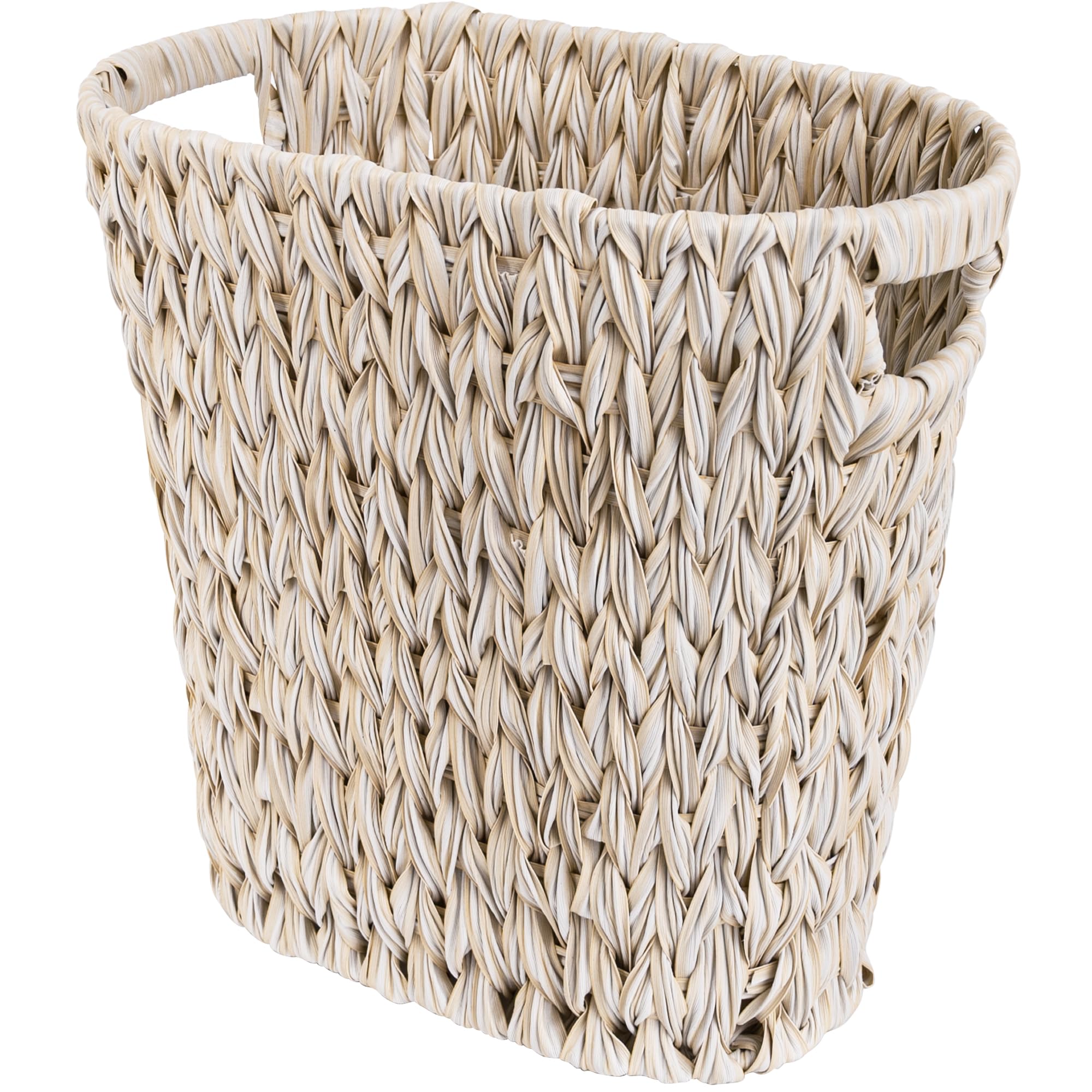 GRANNY SAYS Waterproof Wicker Trash Can - 19L/5 Gallon Boho Decorative Waste Basket for Bathroom, Bedroom & Office - Perfect for Home Decor & Small Space Organization