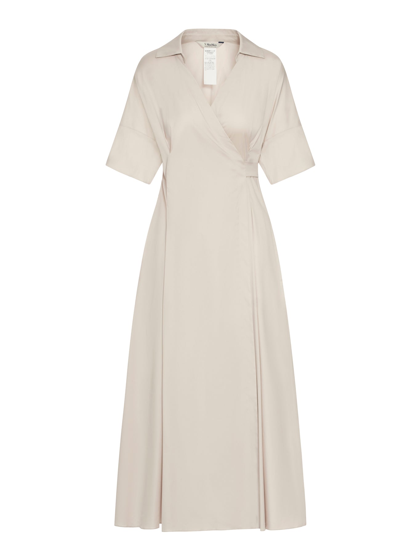 Elegant Long Cotton Wrap Dress for Women - Flowy Summer Maxi Dress with Belt - Perfect for Beach, Vacation, and Casual Outings
