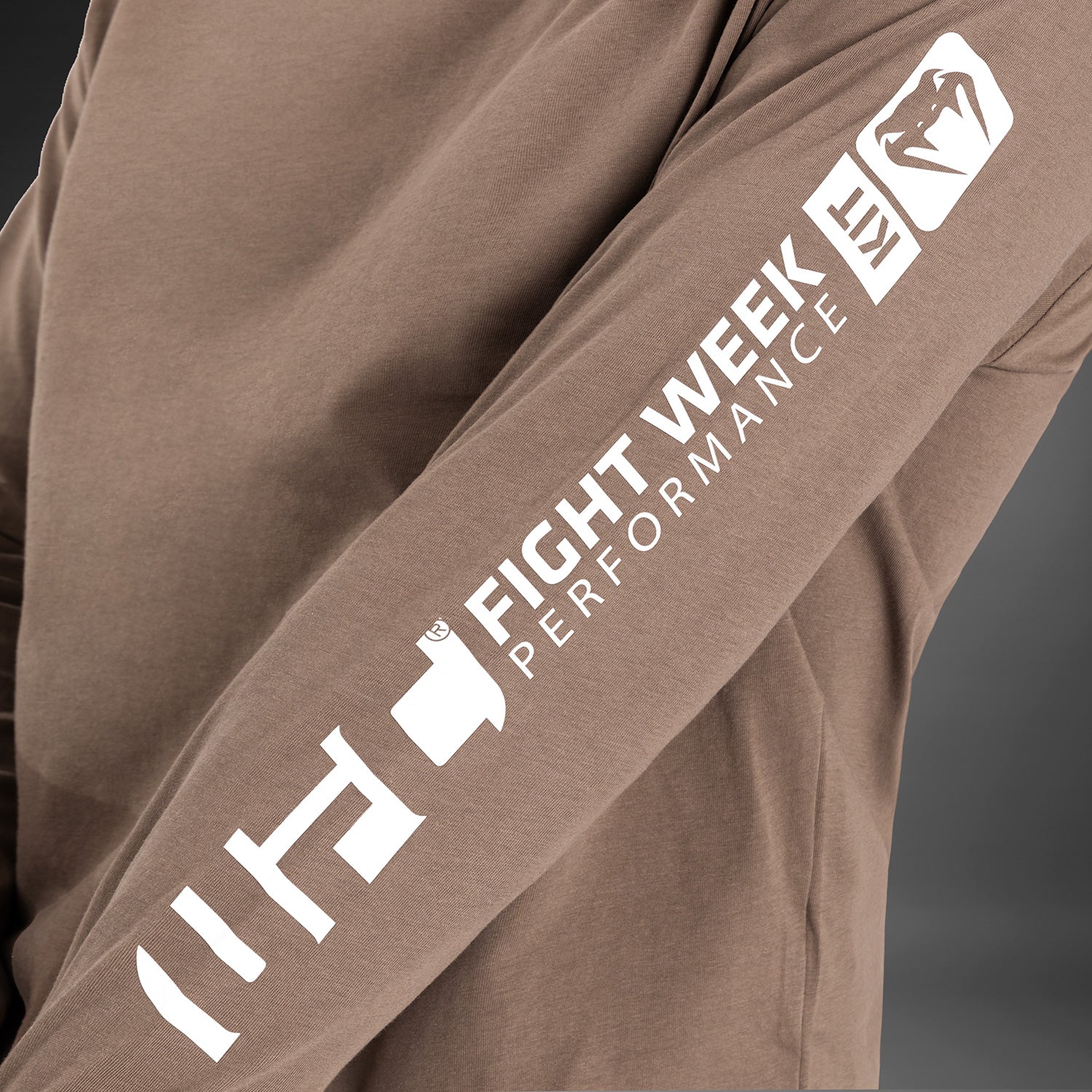Venum UFC Adrenaline Fight Week Men's Long Sleeve T-Shirt - Bronze | MMA Training & Casual Wear
