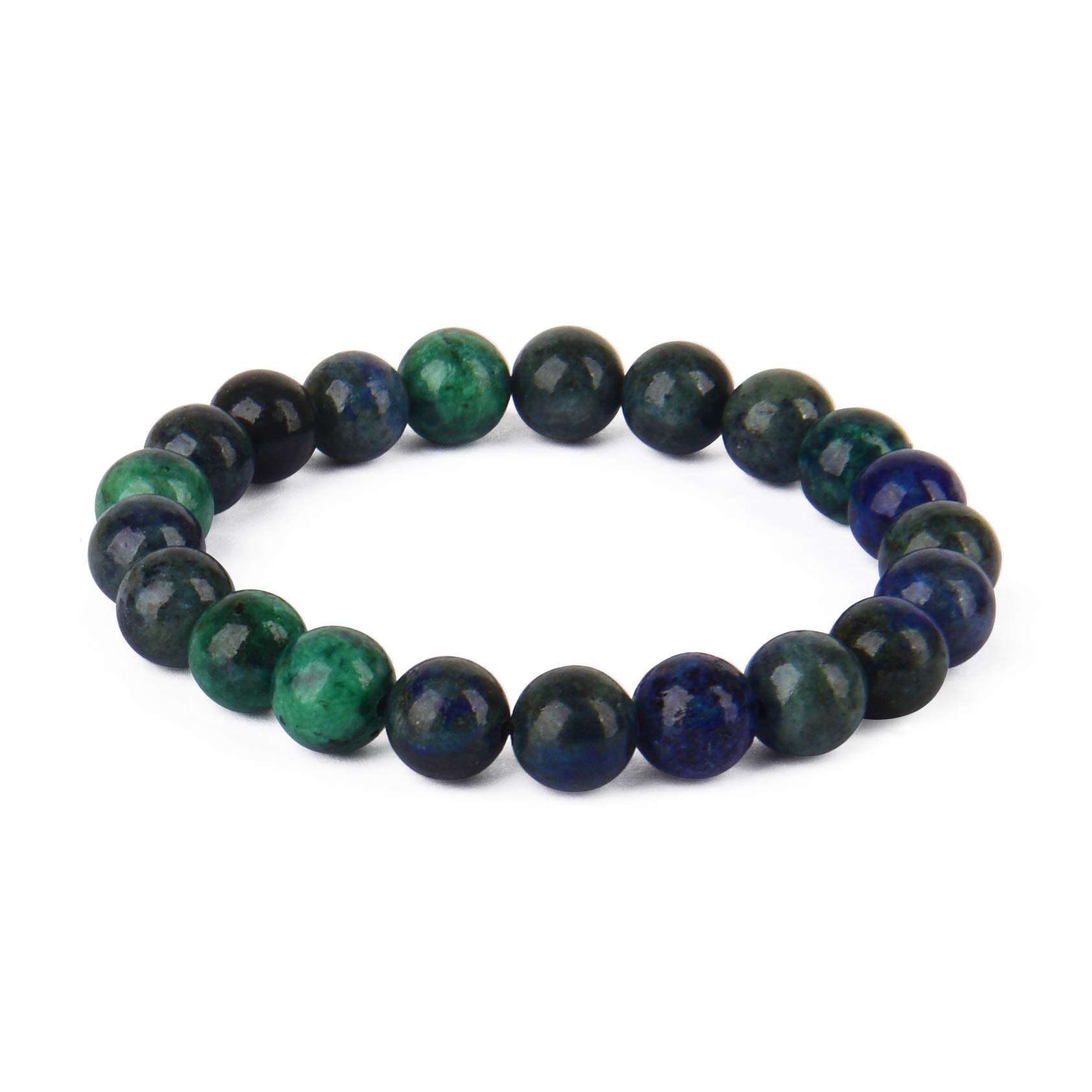 Believe London Gemstone Chakra Bracelet - Natural Healing Crystal for Anxiety Relief, Stress Reduction & Reiki Energy - Yoga Meditation Accessory - Semi-Precious Stone Jewelry for Spiritual Wellness & Positive Vibes