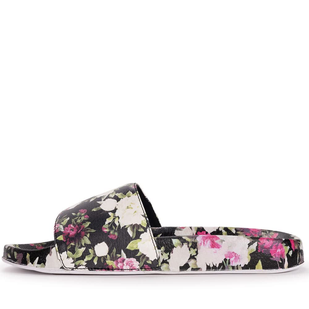 MUK LUKS Women's Comfortable Pool Party Slide Sandals - Lightweight & Stylish Summer Beach Slides for Women, Perfect for Poolside, Vacation, and Casual Outings