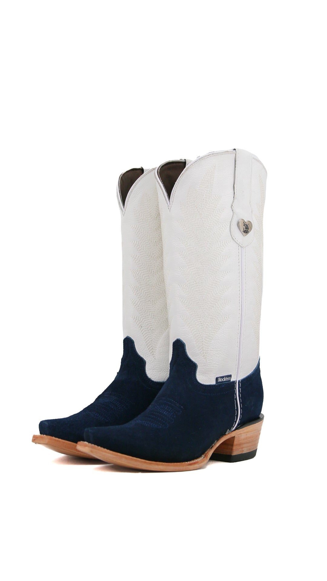 Sierra Roughout Snip Toe Cowgirl Boots for Women - Western Style Leather Riding Boots with Comfortable Fit - Perfect for Country Dancing, Rodeo, and Outdoor Adventures