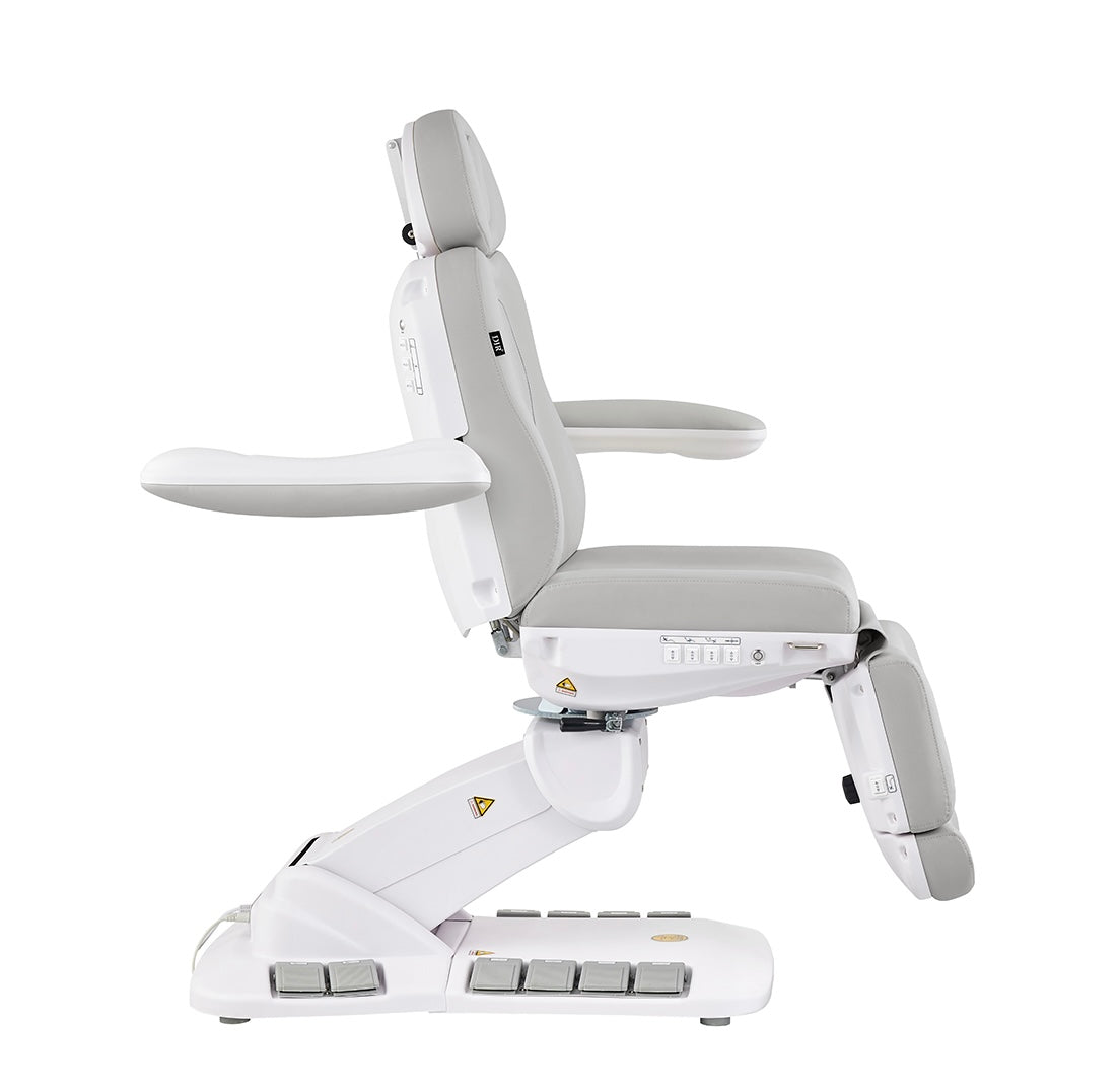 Logan Professional Spa Bed for Massage & Facial Treatments - Hydraulic Adjustable Beauty Salon Table with Headrest & Armrest - Perfect for Medical Spas, Estheticians & Skin Care Clinics
