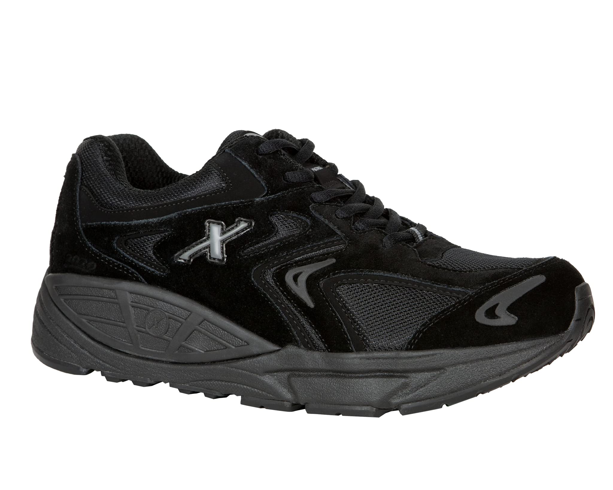 Matrix 2020 Men's Comfort Therapeutic Extra Depth Sneakers - Black/Onyx | Orthopedic Walking Shoes for Plantar Fasciitis & Diabetic Foot Care | Perfect for Work, Travel & Daily Activities
