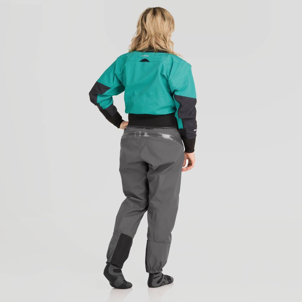 NRS Crux Women's Dry Suit - Waterproof & Breathable for Kayaking, Paddleboarding & Cold Weather Adventures (Closeout Sale)