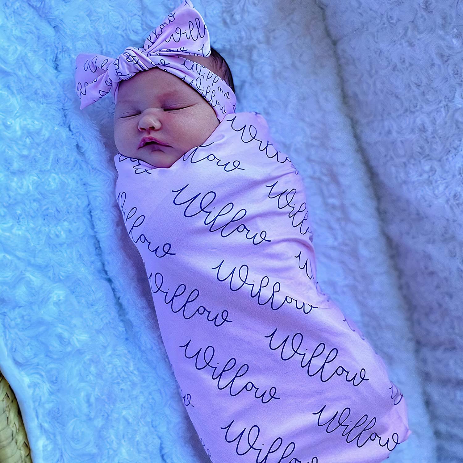 Personalized Baby Blanket with Name - Custom Kids Blanket for Newborns, Boys & Girls - Soft & Cozy Gift for Birthdays, Baby Showers, Father's Day - Perfect for Nursery, Cuddling & Photo Props
