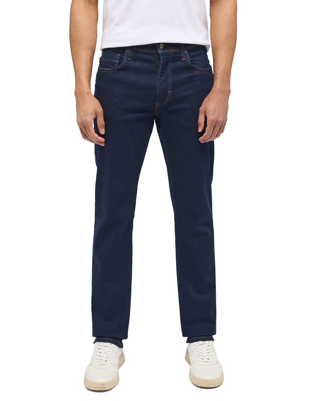 MUSTANG Men's Washington Slim Fit Jeans - Classic Stretch Denim Pants for Casual Wear & Office Style
