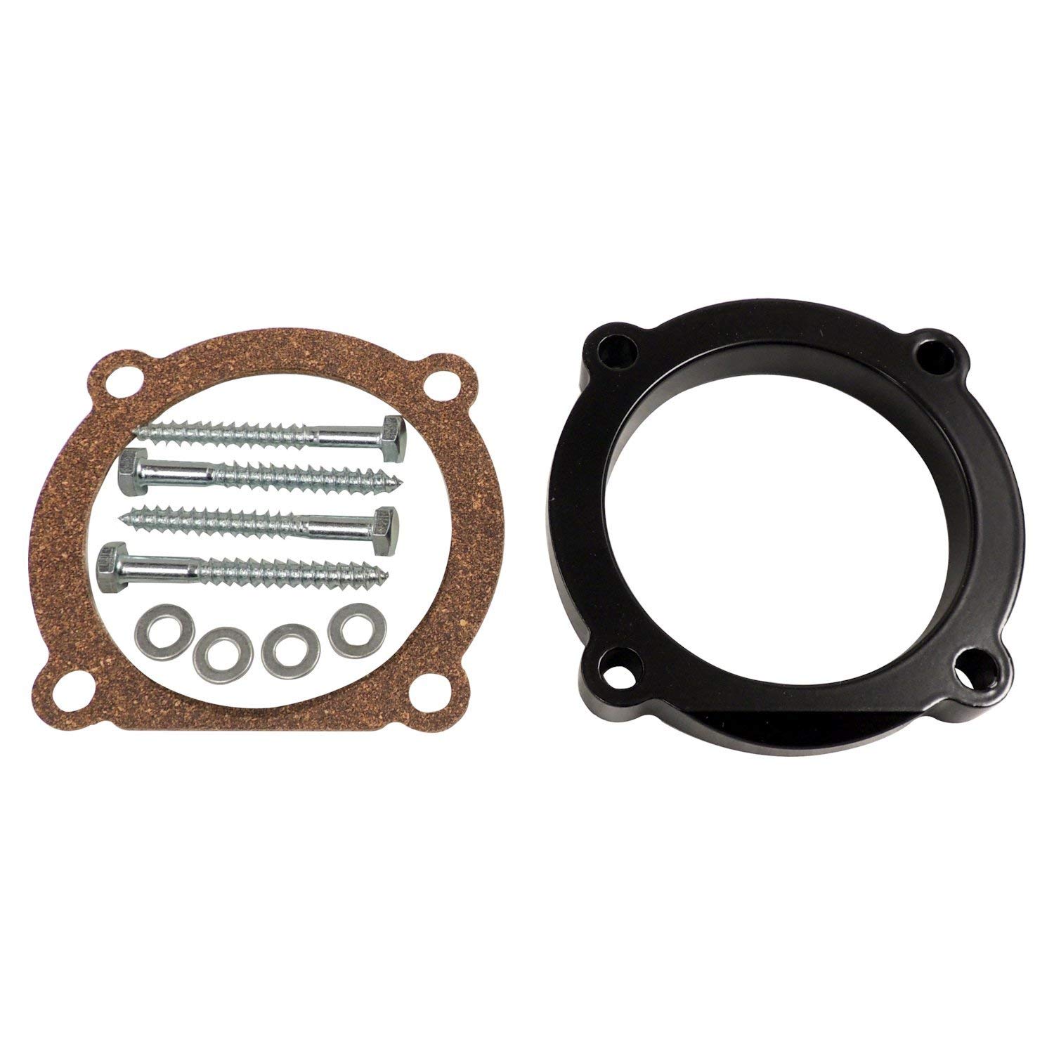 CROWN AUTO Throttle Body Spacer Kit - Performance Boost for Ford, Chevy, Dodge - Improve Airflow & Horsepower - Perfect for Off-Roading & Racing Upgrades