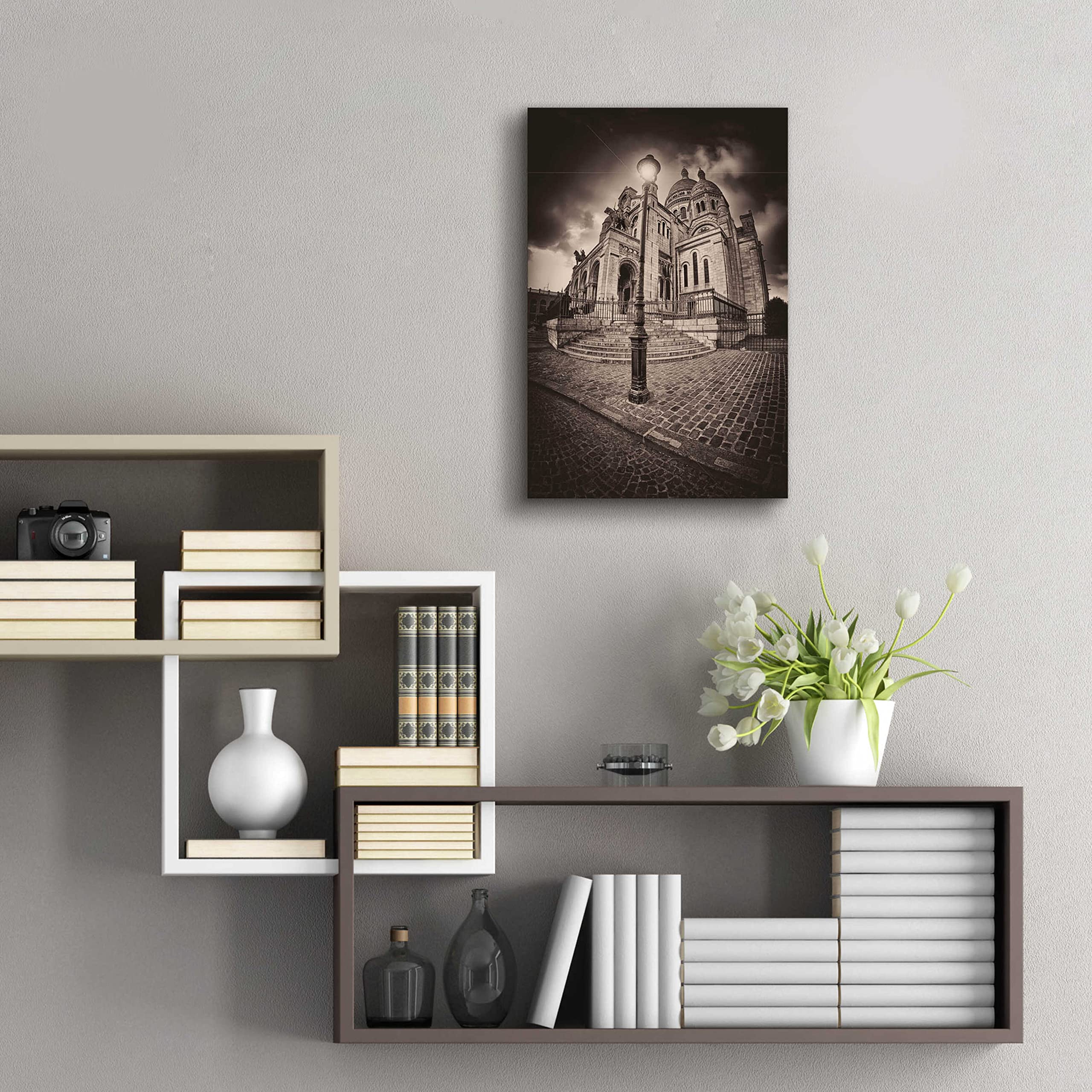 Epic 'Montemartre' Wall Art by Sebastien Lory - 16x24 Inch Modern Acrylic Glass Painting - Perfect for Living Room, Bedroom & Office Decor