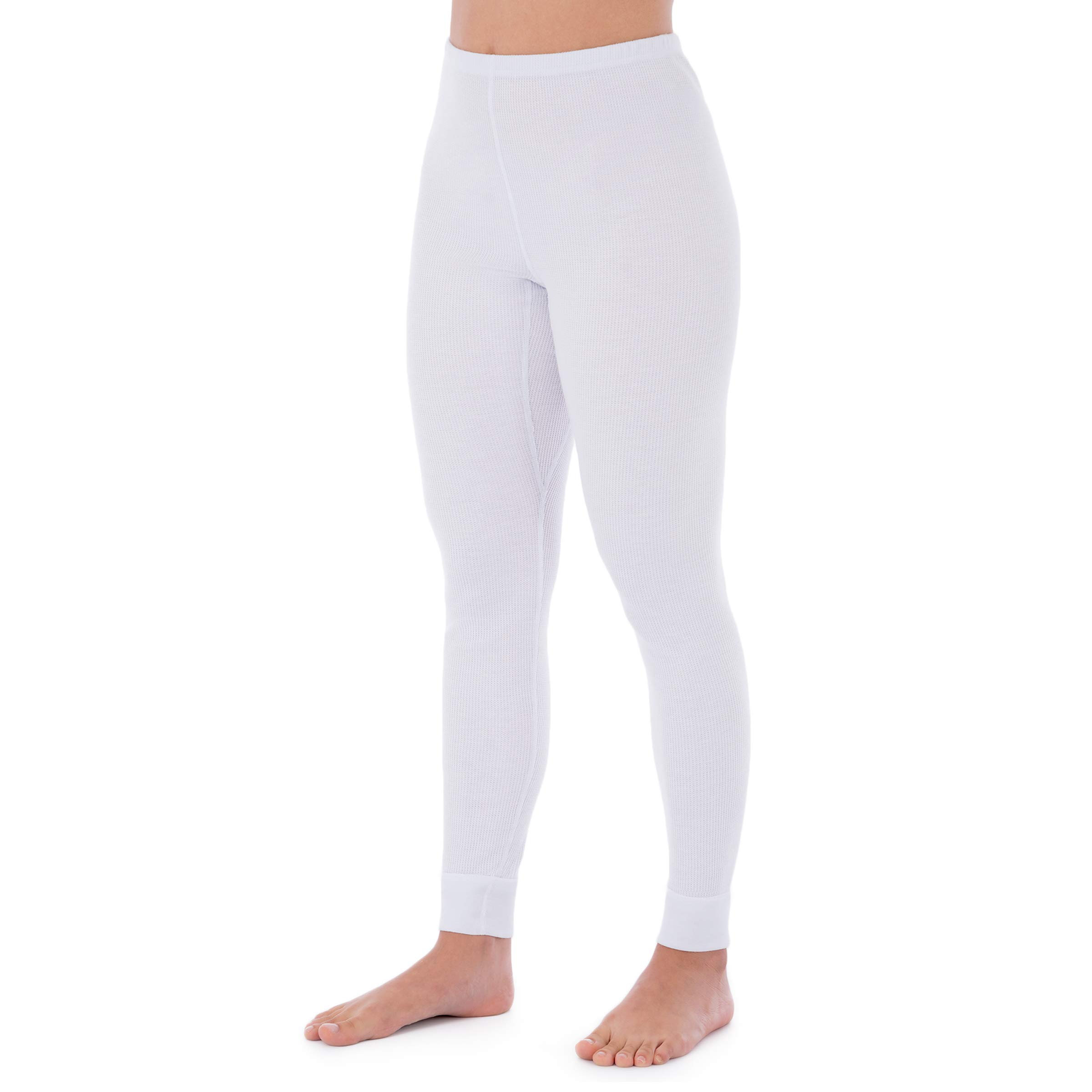 Fruit of the Loom Women's Micro Waffle Thermal Bottom Pants - Soft Fleece-Lined Winter Leggings for Cold Weather, Lounge & Sleepwear