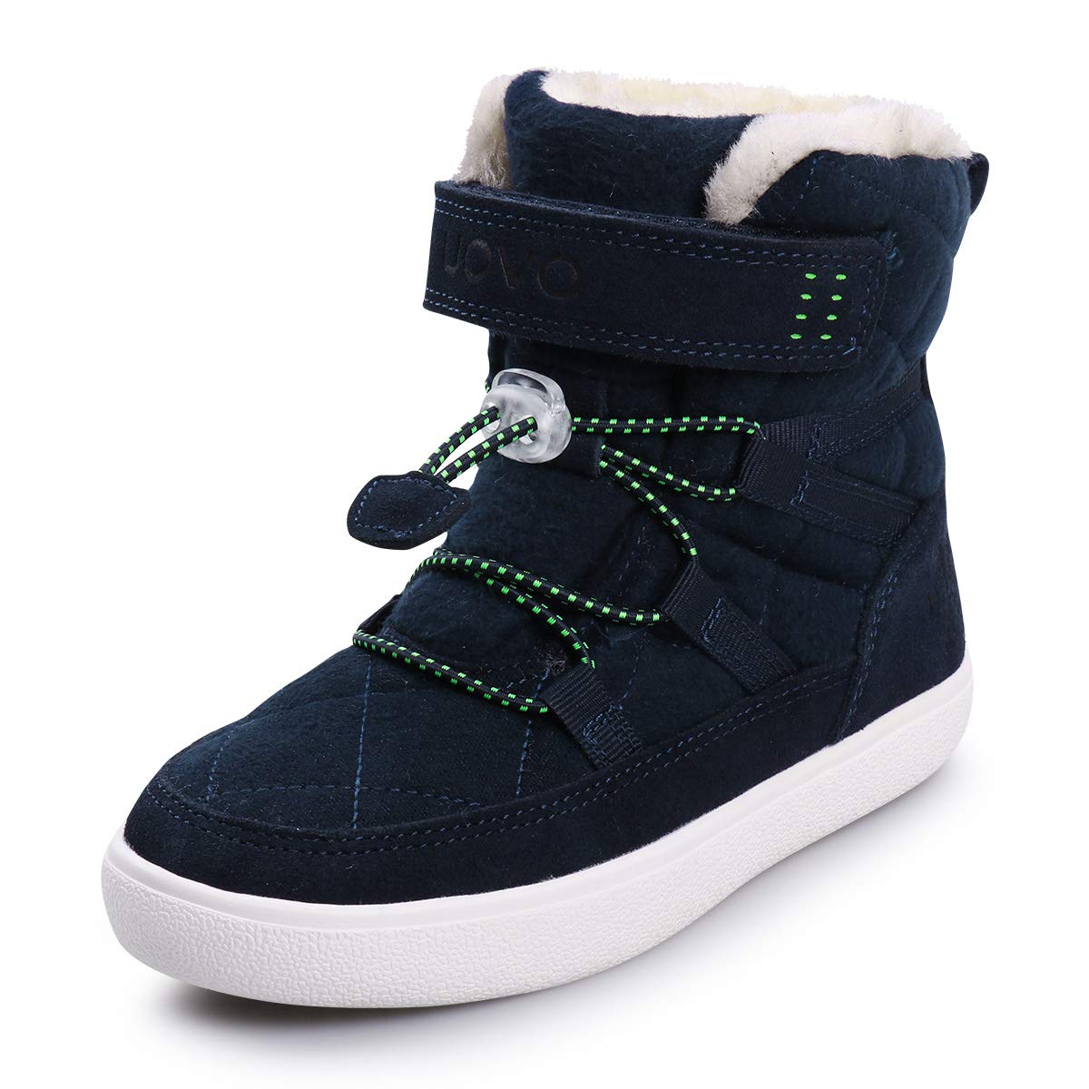 **Waterproof Boys Snow Boots - Warm Fur Lined Winter Boots for Toddler & Kids - Slip Resistant Outdoor Boots for Cold Weather - Perfect for Snow Play, Hiking & Winter Adventures**