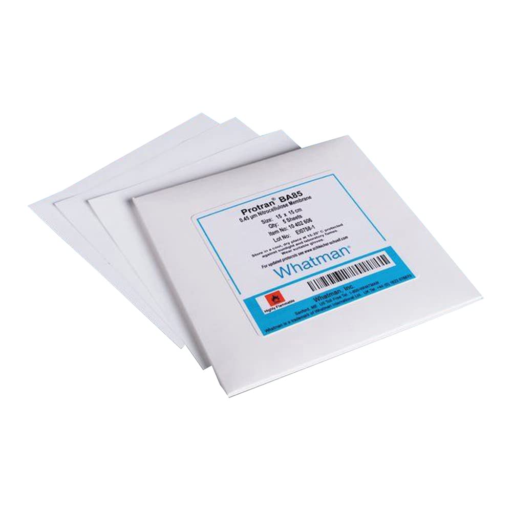 Whatman 7184-002 Cellulose Nitrate Membrane Filter, 25mm Diameter, 0.45 Micron Pore Size, Sterile, Pack of 100 - Ideal for Laboratory Filtration, Microbiology, and Air Sampling Applications