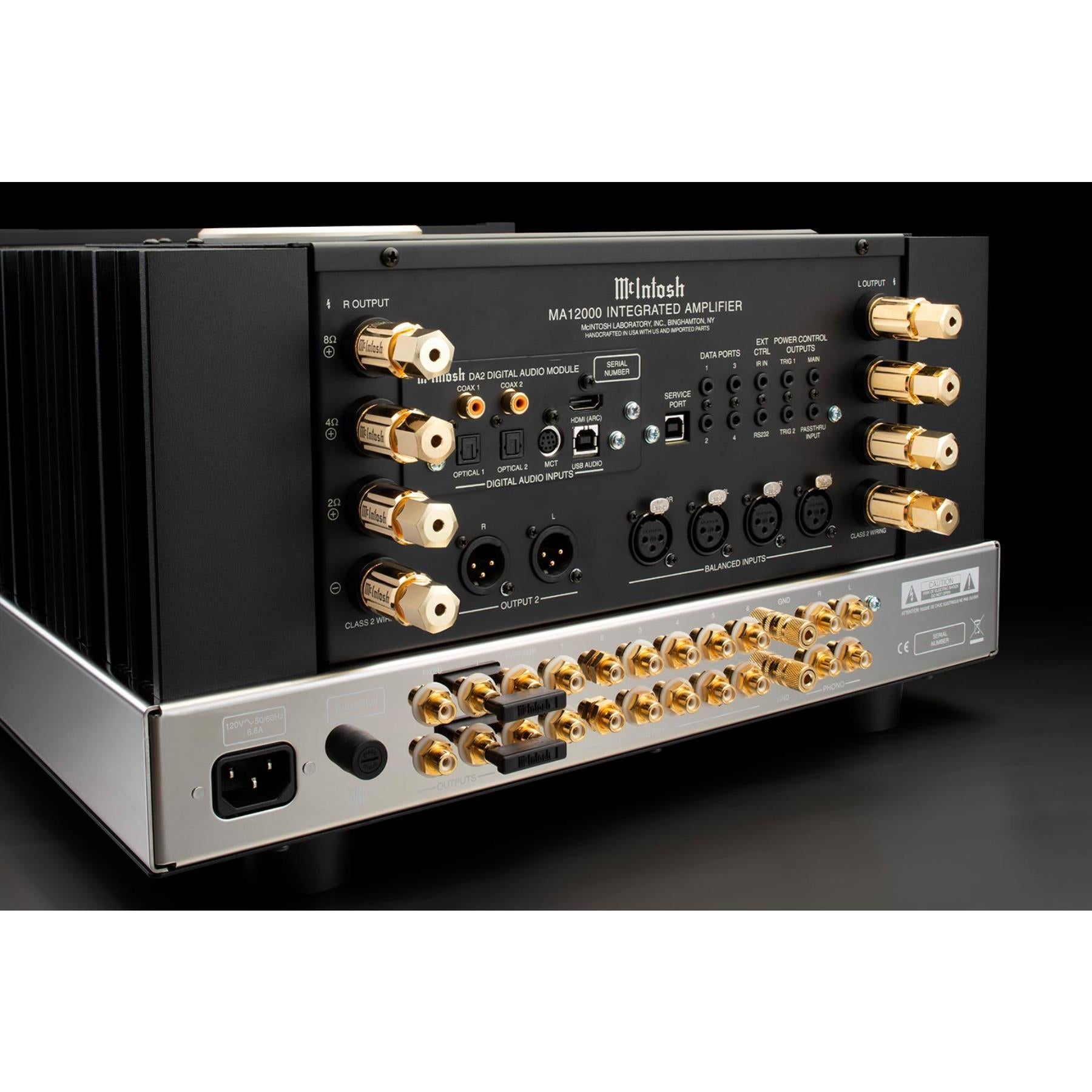 McIntosh MA12000 2-Channel Hybrid Integrated Amplifier - Premium Home Audio System for Hi-Fi Music & Theater Experience