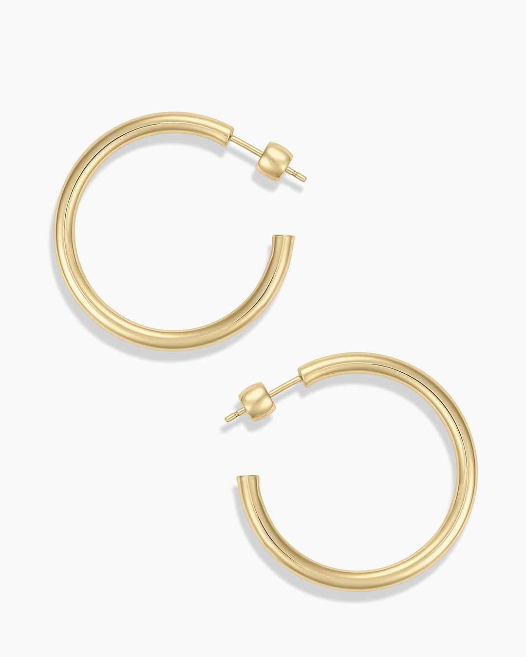 14K Gold Carter Hoops - Elegant & Durable Gold Hoop Earrings for Women | Perfect for Everyday Wear, Parties & Special Occasions