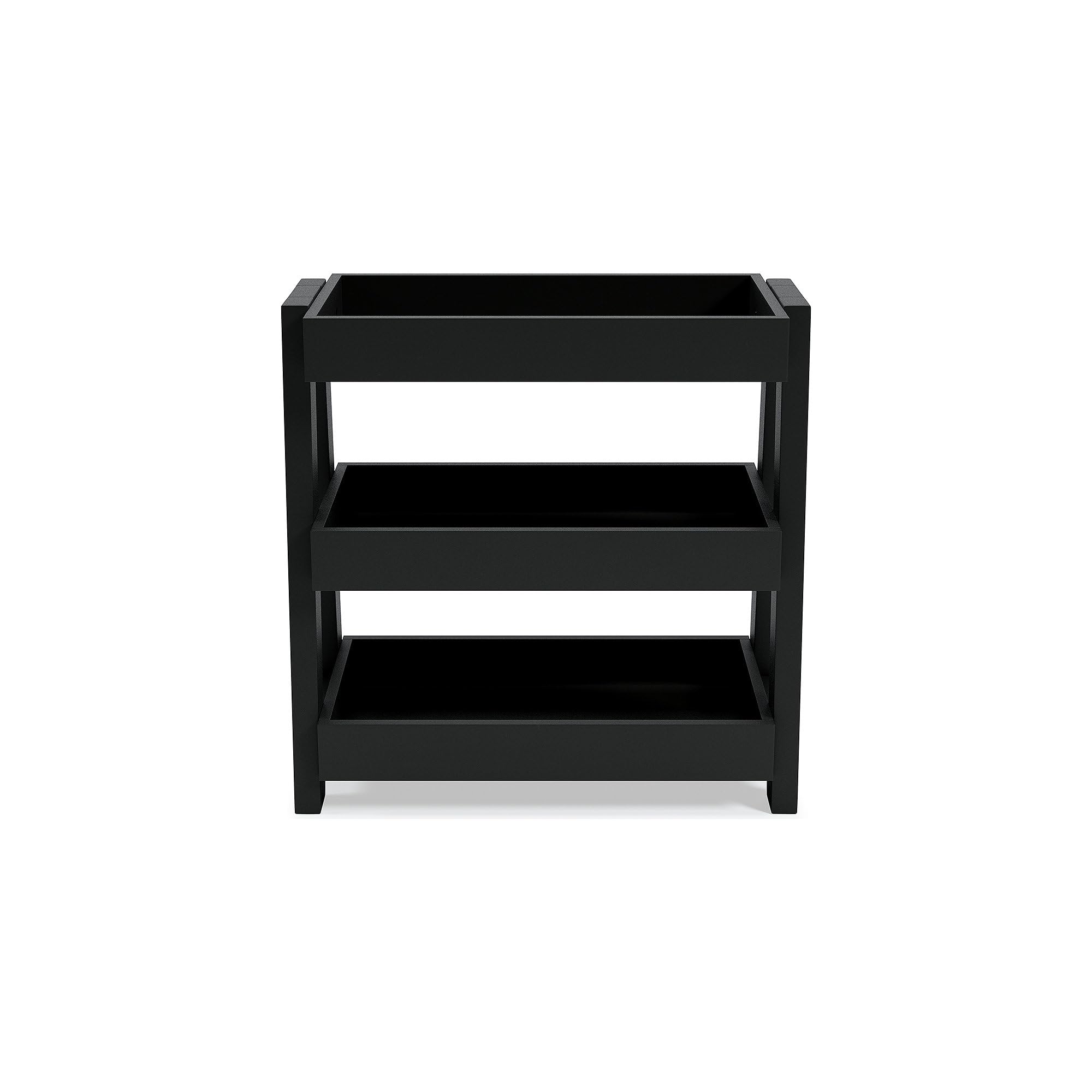 Signature Design by Ashley Blariden Modern Kids' Accent Shelf - Charcoal Gray | Stylish Storage for Bedroom, Playroom & Nursery Decor