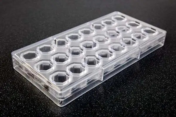 Premium Octagon Chocolate Mold - 24 Cavity Silicone Baking Mold for Homemade Chocolates, Candy, Soap & Resin Crafts | Perfect for Valentine's Day, Christmas Gifts & Party Treats