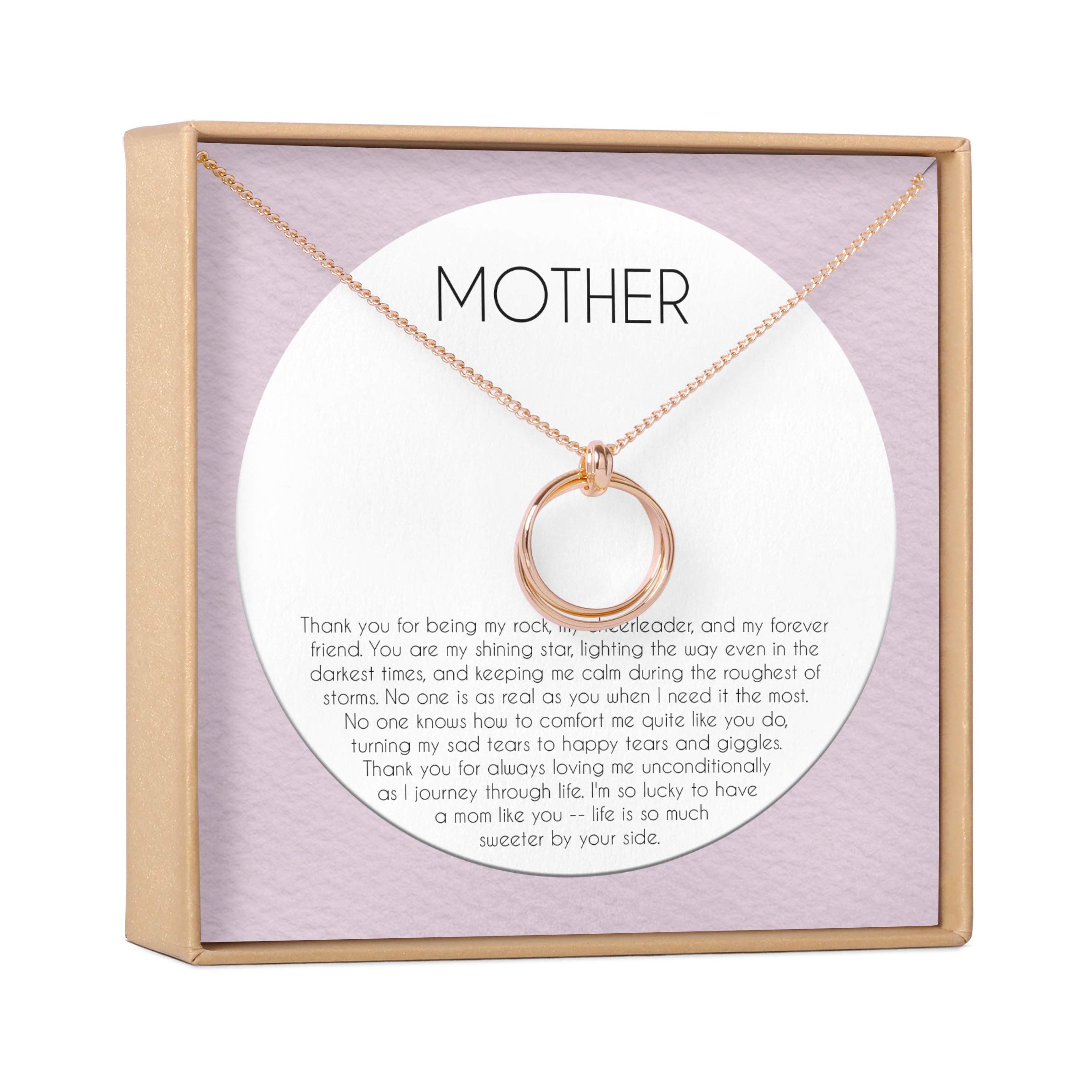 Personalized Mother Necklace with Heartfelt Card - Elegant Jewelry Gift for Birthday, Christmas, Mother's Day & Special Occasions | Perfect for Gifting Mom, Grandma & Loved Ones