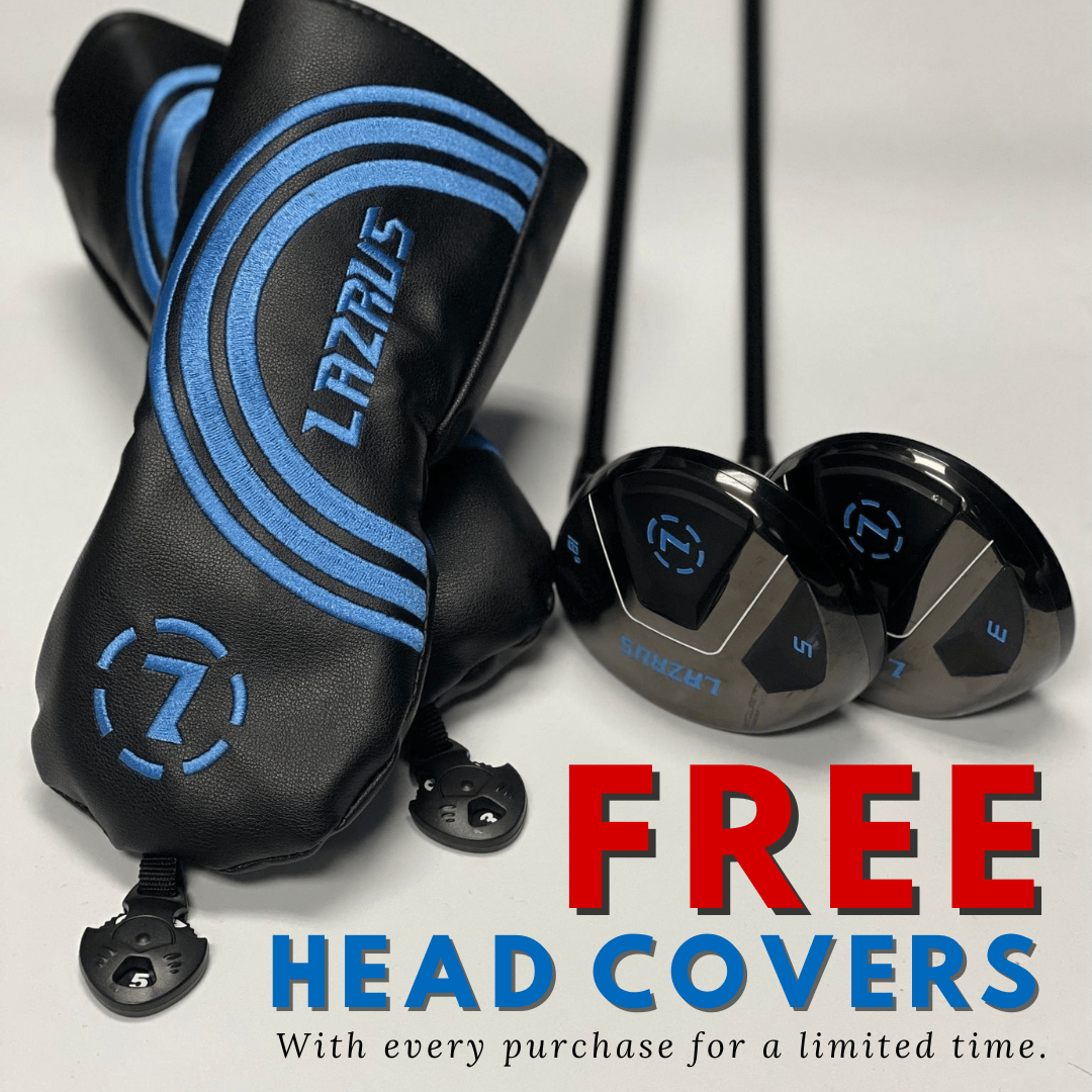Premium Lazrus Golf Fairway Woods Set (3,5,7) for Men & Women - Right & Left Hand Options with Free Headcovers - Perfect for Driving Range, Course Play & Tournament Training