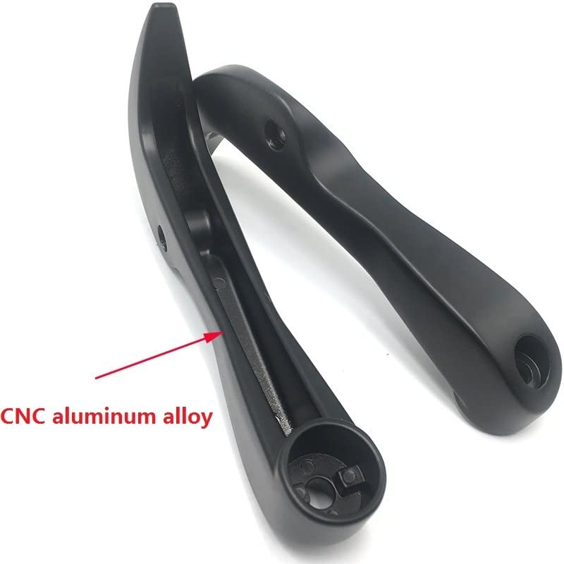 Black 22mm Motorcycle Side Mirrors & Handguards - Universal Fit for Benelli TNT 125/135 - Durable Brake/Clutch Lever Protection - Enhanced Rear View Safety for Street & Off-Road Riding