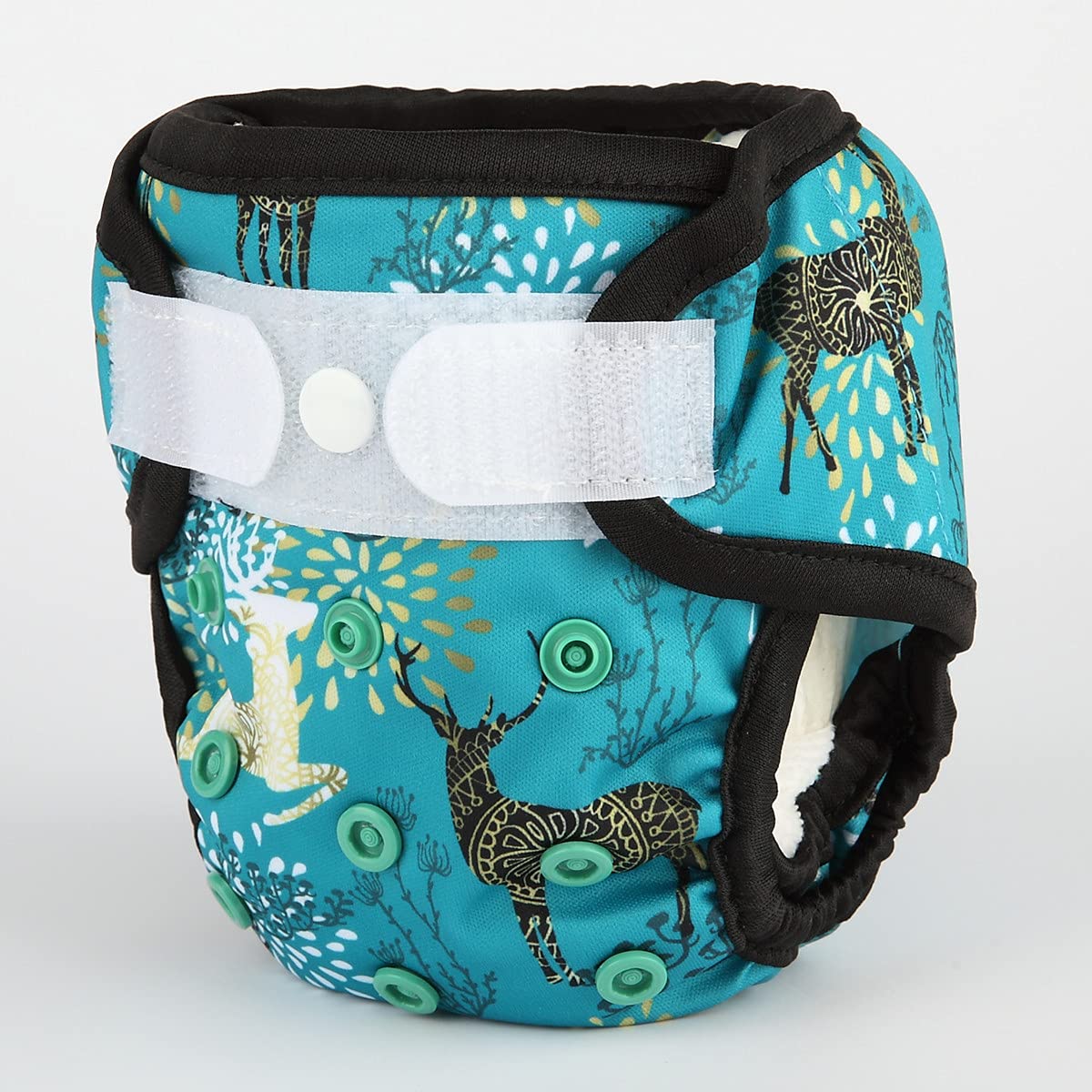 Waterproof Newborn Diaper Cover with Snap & Loop Closure - Soft PUL Fabric - 1 Pack - Perfect for Baby Showers, Travel & Everyday Use