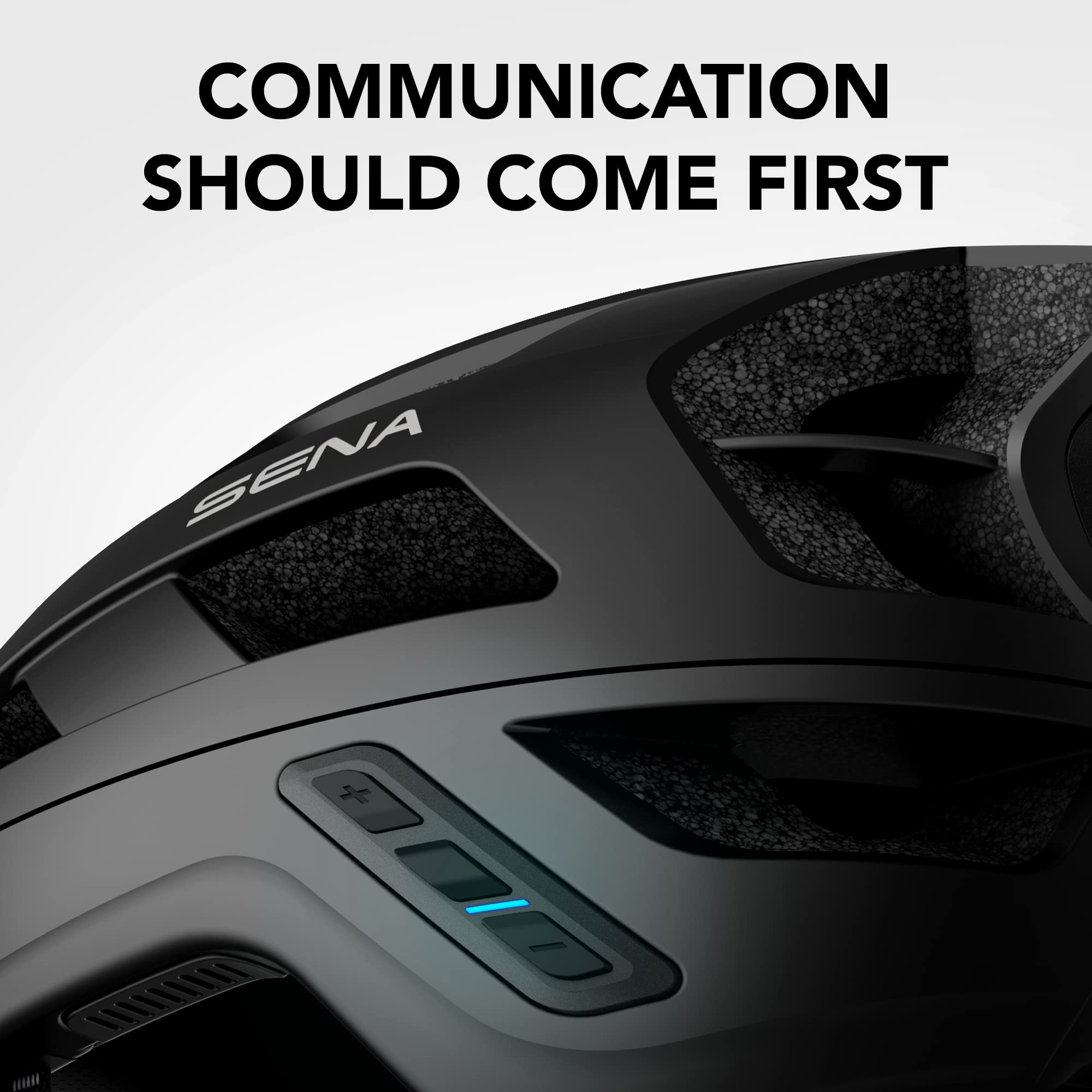 Sena M1 Evo Smart Bike Helmet with Bluetooth Intercom, Music Streaming, GPS Navigation & Hands-Free Calls - Perfect for Cycling, Commuting & Outdoor Adventures