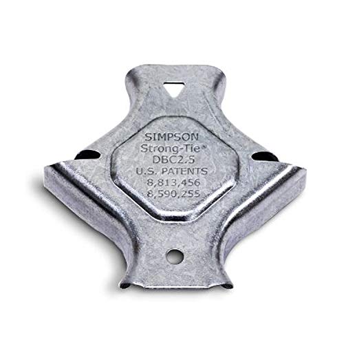 Simpson Strong-Tie DBC2.5-R200 Drywall Stud Bridging Connector - 200 Count Pack for Wall Framing & Drywall Installation | Perfect for Home Construction & Renovation Projects
