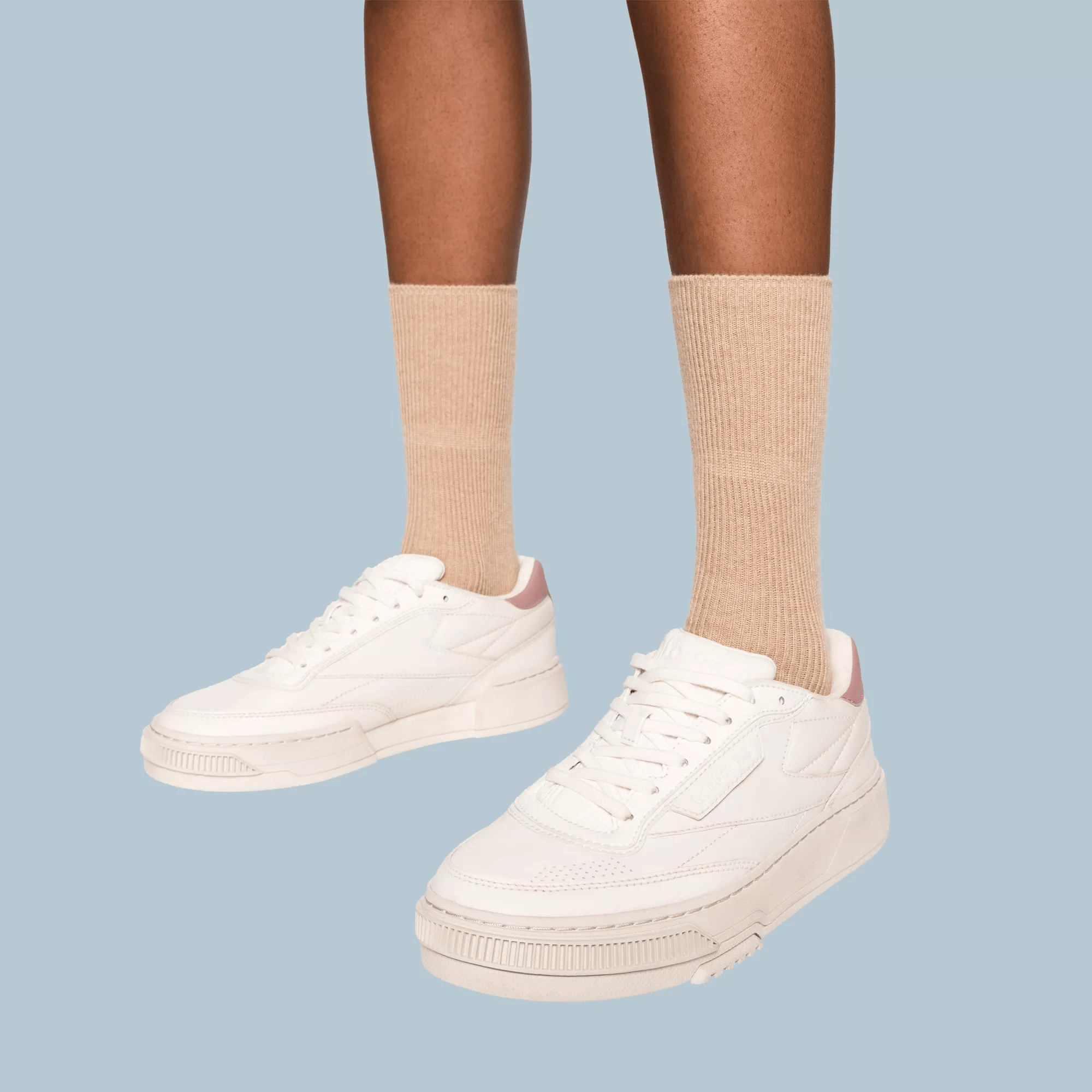Reebok Club C LTD Vintage Sneakers - Classic White Leather Tennis Shoes for Men & Women | Perfect for Casual Wear, Gym & Street Style