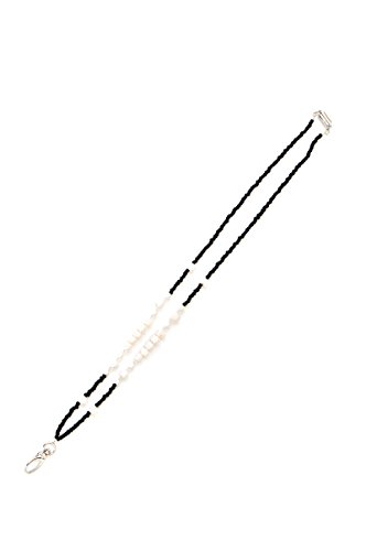 Custom Colored Beaded Shimmering Pearl & Stone Breakaway Lanyards - Stylish ID Badge Holders for Work, Events & Conferences - Office Accessories & Safety Breakaway Lanyards