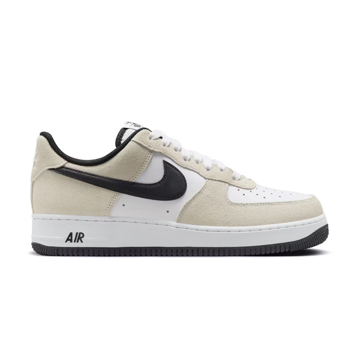 Nike Air Force 1 '07 LV8 Sneakers - White & Black Basketball Shoes for Men | Perfect for Casual Wear, Street Style & Everyday Comfort