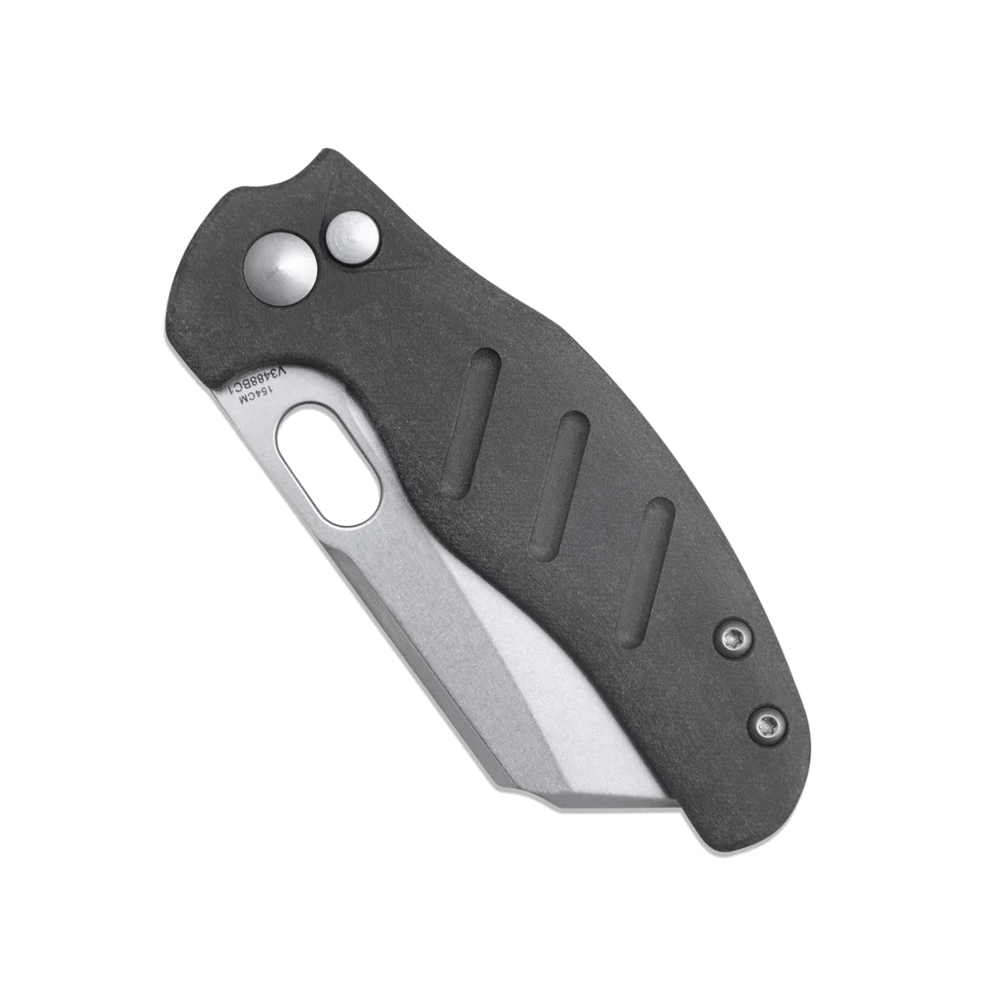 Kizer C01C Sheepdog Mini V3488BC1 Folding Pocket Knife - 154CM Stonewash Blade, Gray Richlite Handles - EDC, Camping, Outdoor Survival Tool