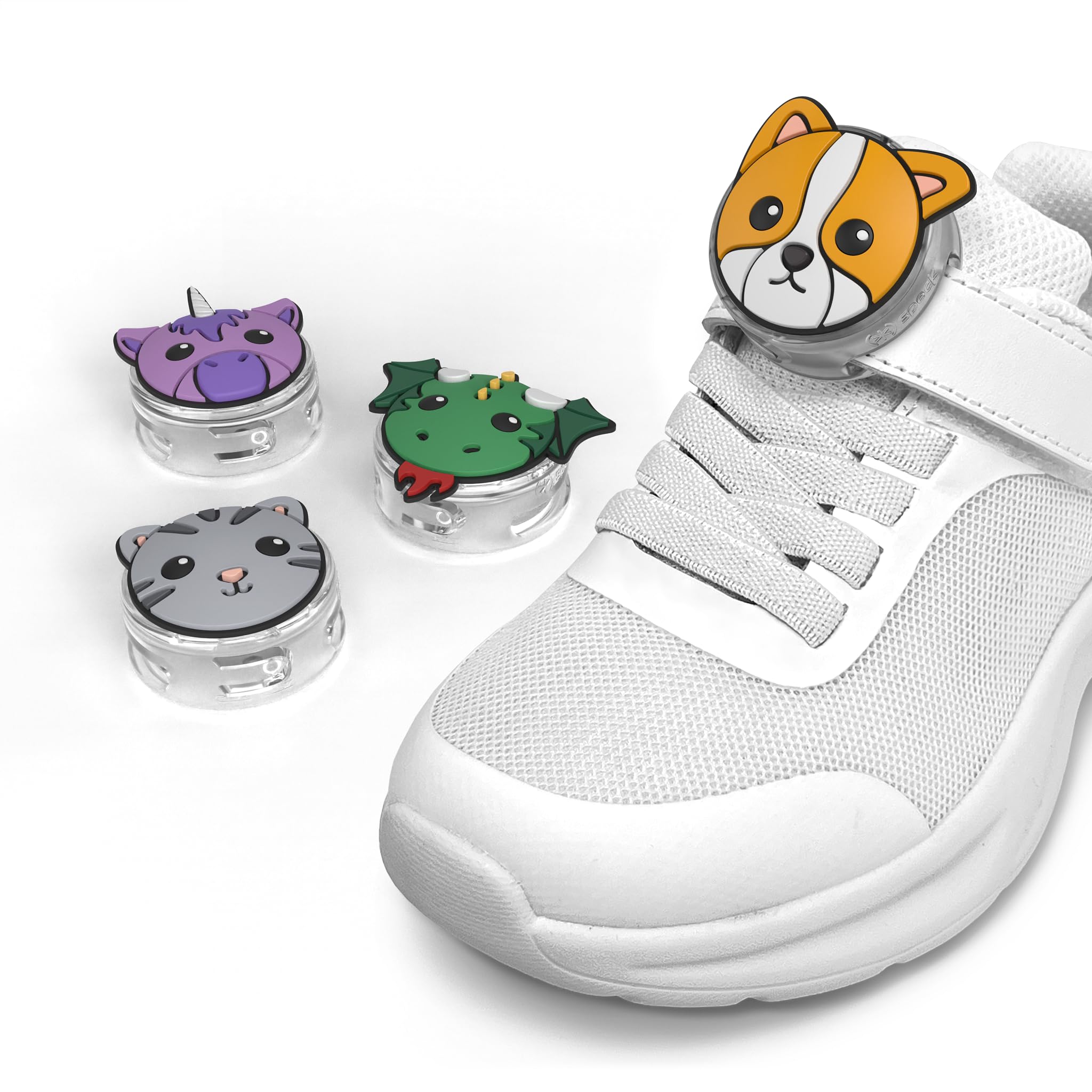 Cute Cartoon AirTag Holder - 4 Fun Characters for Shoes & Collars - Track Pets & Items