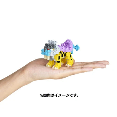 Nanoblock Pokemon Series Raikou Building Blocks Kit - Official Licensed Collectible Model for Kids & Adults - Perfect for Gifts, Home Decor, and Pokemon Fans Collection