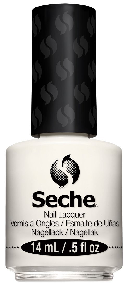 Seche Veloce Fast-Dry Nail Polish Lacquer - One Coat Coverage, Blanc II (0.47 oz) - Perfect for Salon & Home Manicures