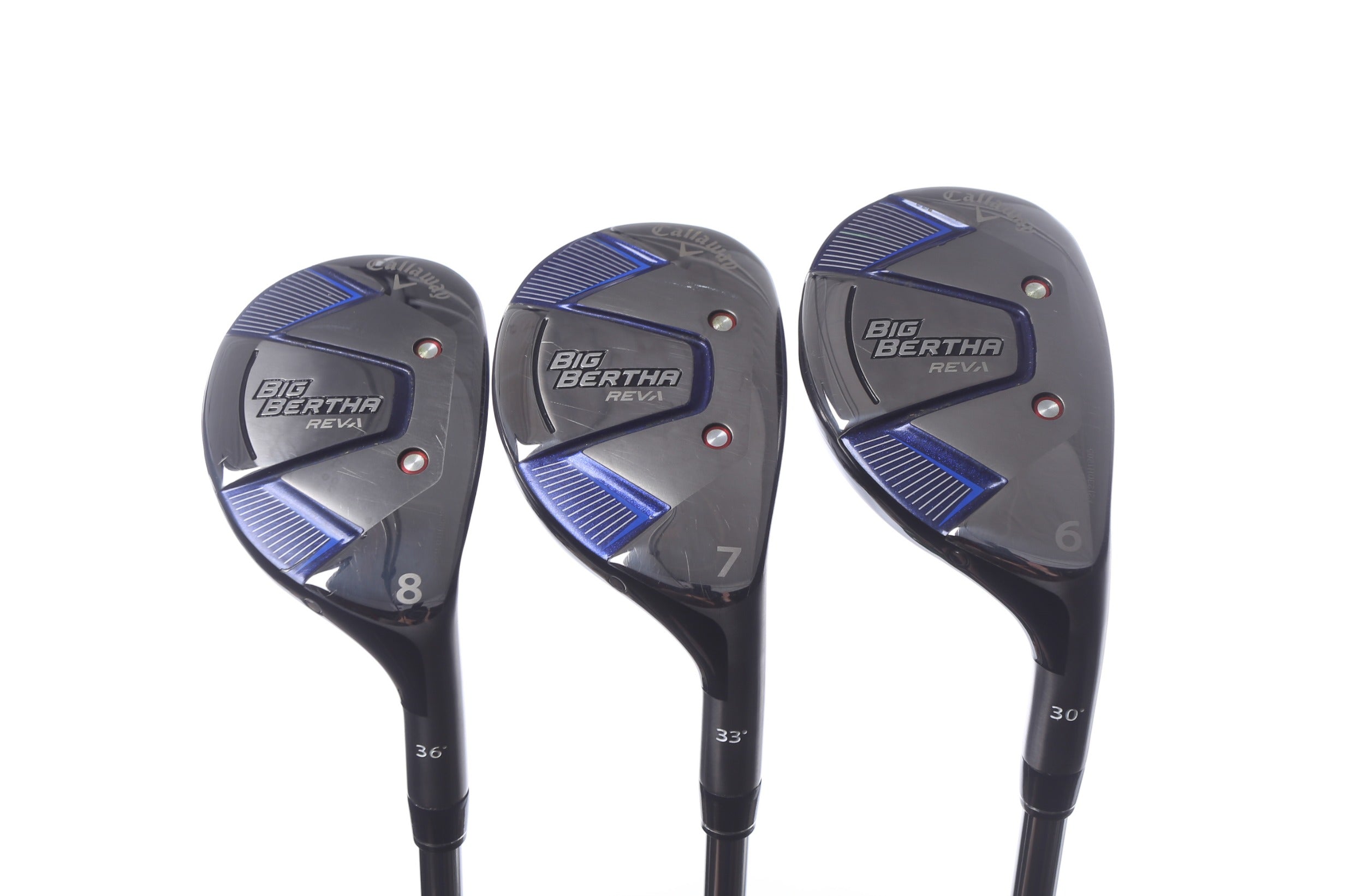 Callaway Big Bertha REVA 23 Hybrid Golf Club Set - Right Handed 6H, 7H, 8H Ladies Flex - Perfect for Women Beginners & Intermediate Golfers on the Course