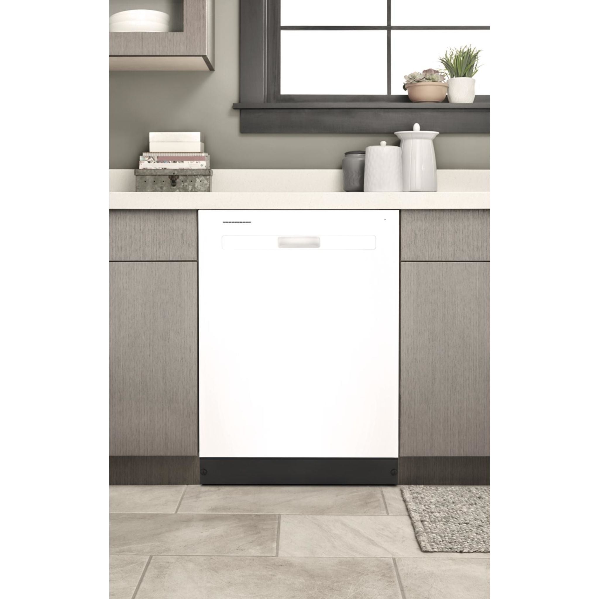 Whirlpool WDP540HAMW 24 Inch Built-In Dishwasher in White - Energy Star Certified, Ultra-Quiet Operation for Open Kitchen Designs