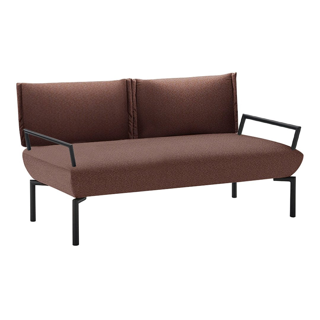 Click Sofa with Metal Arm - Modern Minimalist Living Room Furniture for Small Spaces, Apartments & Dorm Rooms - Comfortable & Stylish Seating Solution for Relaxing, Entertaining & Decorating