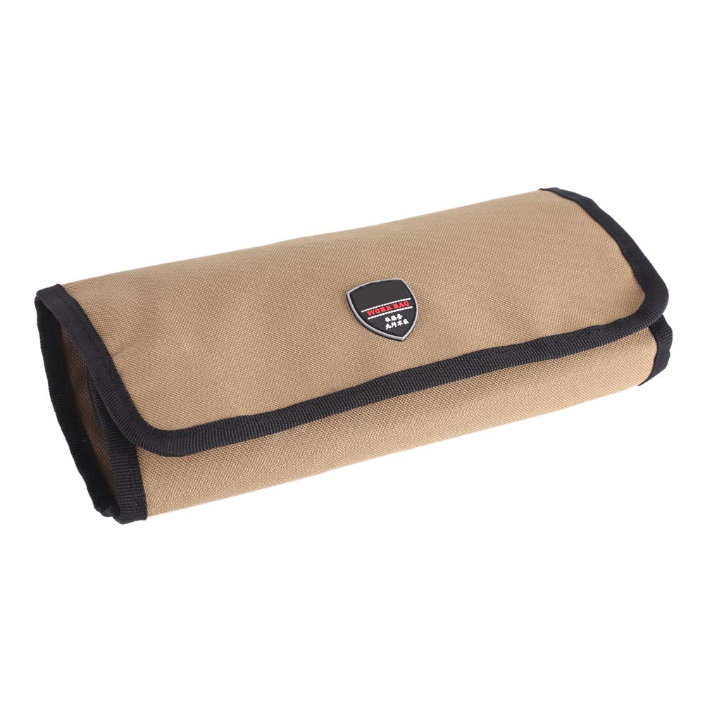 Heavy Duty Oxford Tool Roll Organizer - Waterproof Roll Up Tool Pouch Bag for Garden, DIY & Hardware Tools Storage - Perfect for Mechanics, Carpenters & Outdoor Work