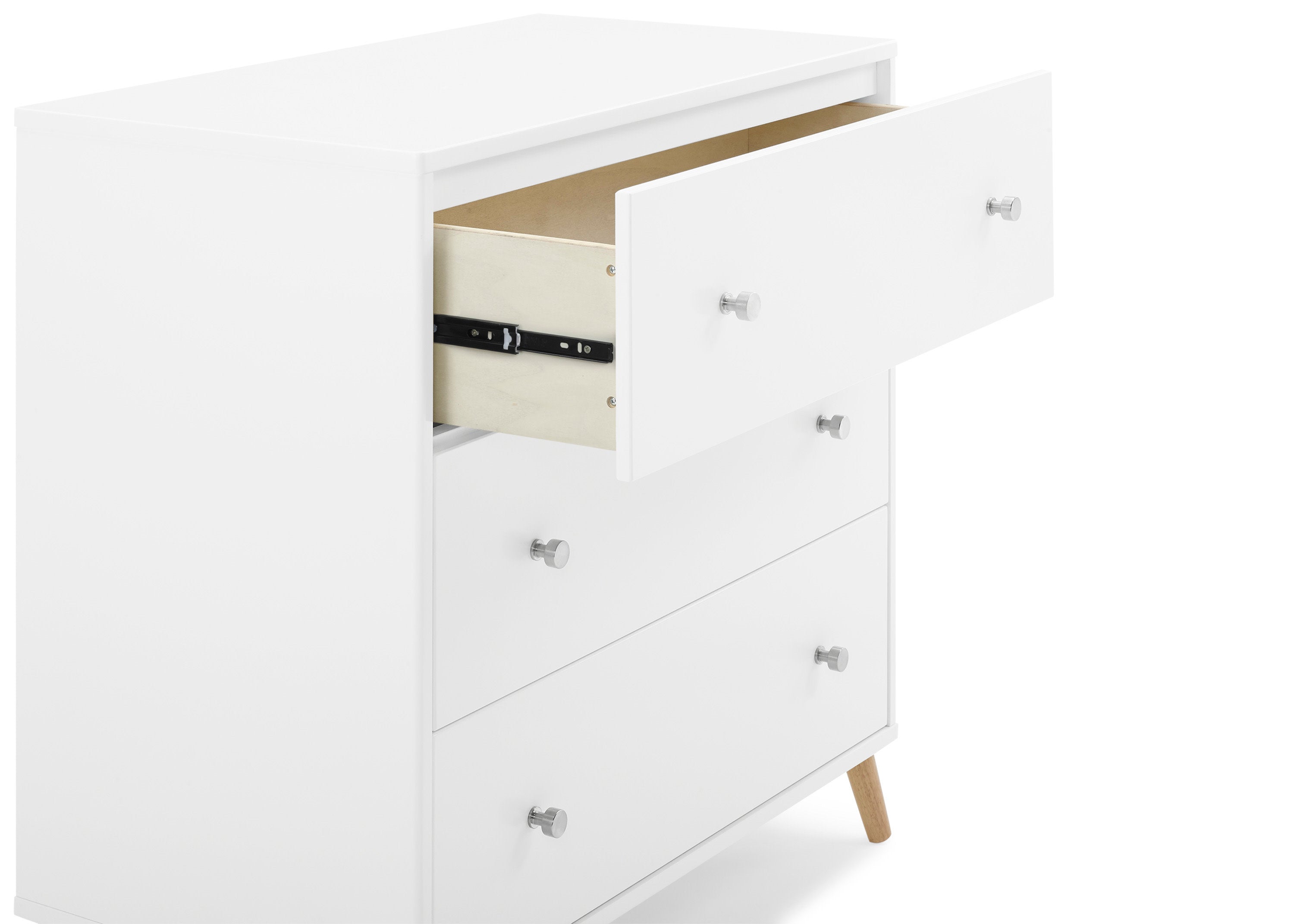 Jordan 3-Drawer Dresser with Interlocking Drawers - Sturdy Bedroom Storage Furniture for Clothes & Accessories | Perfect for Master Bedroom, Guest Room or Dorm Organization